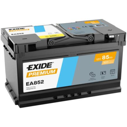 Автомобільний акумулятор EXIDE Premium (EA852) 85Аh 800A